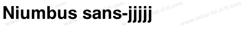 Niumbus sans字体转换